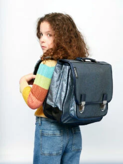 Cartable Moyen Caramel & Cie. Paillettes 38 Cm -Delsey Soldes Magasin cartables scolaires caramel cie 779708z