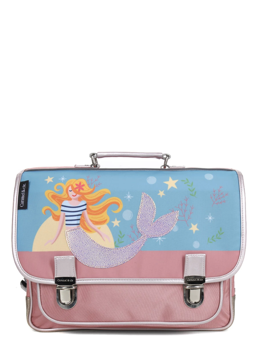 Cartable Moyen Caramel & Cie Jolie Sirène 38 Cm 4 Cartable Moyen Caramel & Cie Jolie Sirène 38 Cm – Image 2