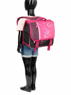 Cartable Cybel Rose 38 Cm -Delsey Soldes Magasin cartables scolaires dessins animes 522049z