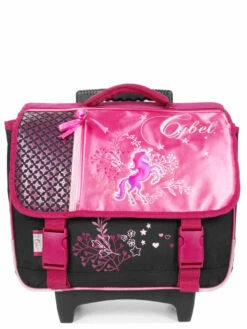 Cartable à Roulettes Cybel Rose 38 Cm -Delsey Soldes Magasin cartables scolaires dessins animes 550980z