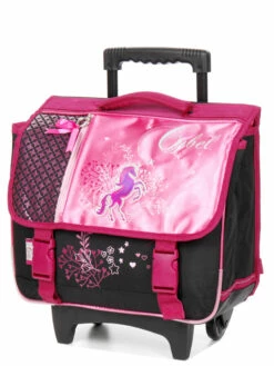 Cartable à Roulettes Cybel Rose 38 Cm