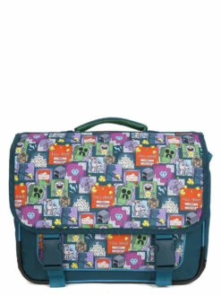Cartable Minecraft Collection 38 Cm -Delsey Soldes Magasin cartables scolaires dessins animes 775760z