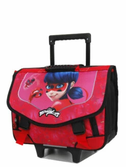 Cartable à Roulettes Miraculous Coccinelle 41 Cm