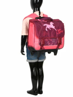 Cartable à Roulettes Cybel Au Galop 38 Cm -Delsey Soldes Magasin cartables scolaires dessins animes 783243z