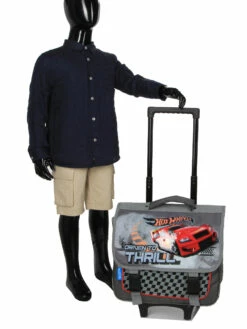 Cartable à Roulettes Hot Wheels Thrill 38 Cm -Delsey Soldes Magasin cartables scolaires dessins animes 787075z
