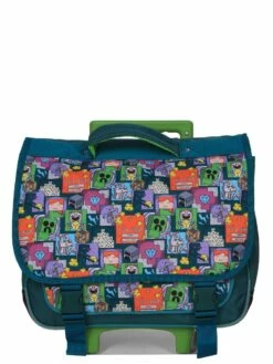 Cartable à Roulettes Minecraft Collection 38 Cm -Delsey Soldes Magasin cartables scolaires dessins animes 787112z