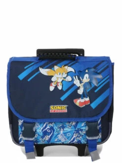 Cartable à Roulettes Sonic & Tails 38 Cm -Delsey Soldes Magasin cartables scolaires dessins animes 871271z