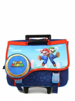 Cartable à Roulettes Super Mario Etoile D'Or 41 Cm -Delsey Soldes Magasin cartables scolaires dessins animes 871957z