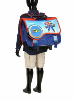 Cartable à Roulettes Super Mario Etoile D'Or 41 Cm -Delsey Soldes Magasin cartables scolaires dessins animes 871968z