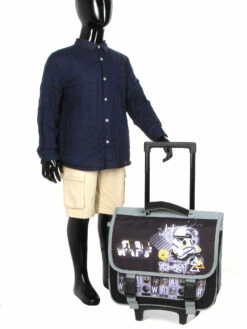 Disney Cartable à Roulettes Star Wars Stormtrooper 38 Cm -Delsey Soldes Magasin cartables scolaires disney 783210z