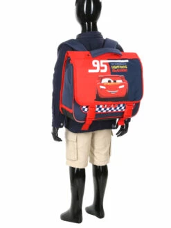 Disney Cartable Cars Damier 38 Cm -Delsey Soldes Magasin cartables scolaires disney 870468z