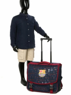 Cartable à Roulettes FC Barcelone Blason 41 Cm 31 Cartable à Roulettes FC Barcelone Blason 41 Cm -Delsey Soldes Magasin cartables scolaires football 693394z