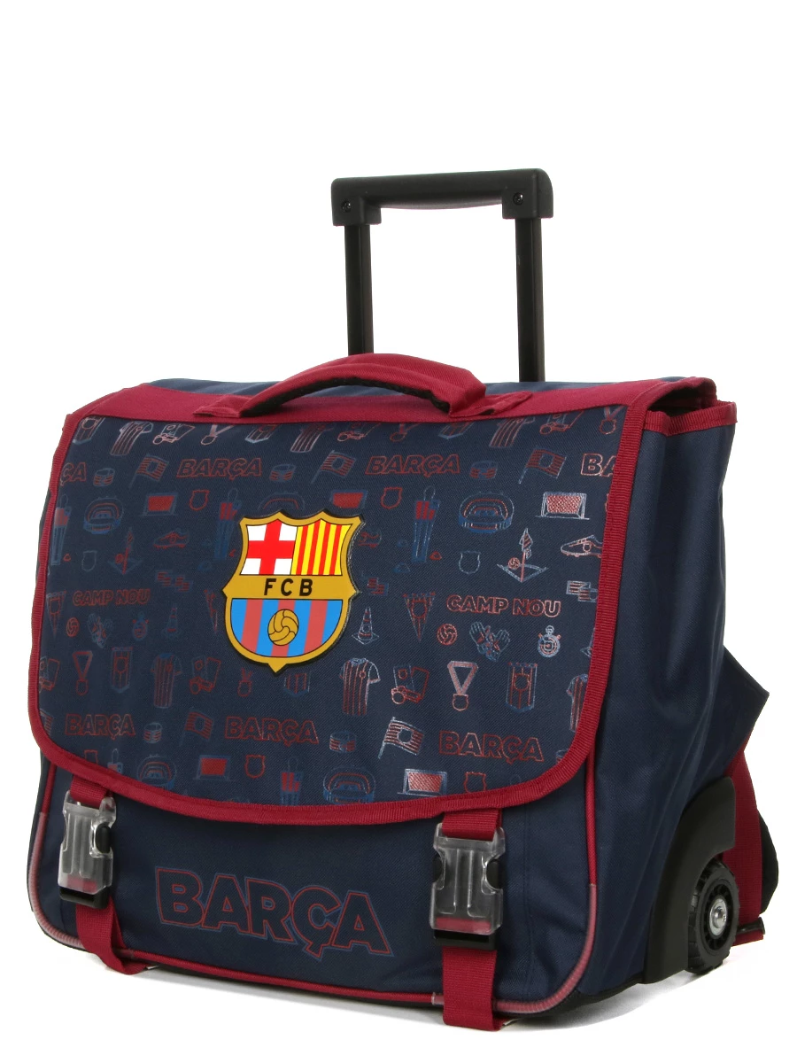 Cartable à Roulettes FC Barcelone Blason 41 Cm 3 Cartable à Roulettes FC Barcelone Blason 41 Cm