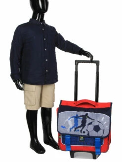 Cartable à Roulettes Ligue 1 - 38 Cm -Delsey Soldes Magasin cartables scolaires football 791983z