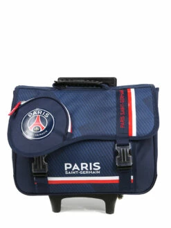 Cartable à Roulettes PSG 41 Cm -Delsey Soldes Magasin cartables scolaires football 871561z