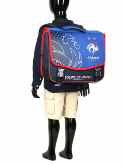 Cartable Fédération Française De Football Le Coq 41 Cm -Delsey Soldes Magasin cartables scolaires football 881425z