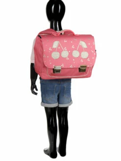 Cartable Jeune Premier It Bag Midi Cherry Glitter Pink 38 Cm -Delsey Soldes Magasin cartables scolaires jeune premier 782350z