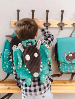 Cartable Loup X Les Déglingos 25 Cm -Delsey Soldes Magasin cartables scolaires les deglingos 882571z