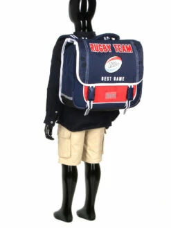 Cartable Philéas Sport Rugby 38 Cm -Delsey Soldes Magasin cartables scolaires phileas 781703z