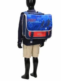 Cartable Philéas Sport Football 38 Cm -Delsey Soldes Magasin cartables scolaires phileas 787615z