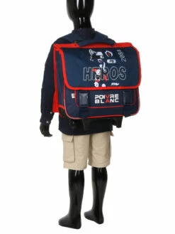 Cartable à Roulettes Poivre Blanc Boy Fox Hero 38 Cm -Delsey Soldes Magasin cartables scolaires poivre blanc 696280z