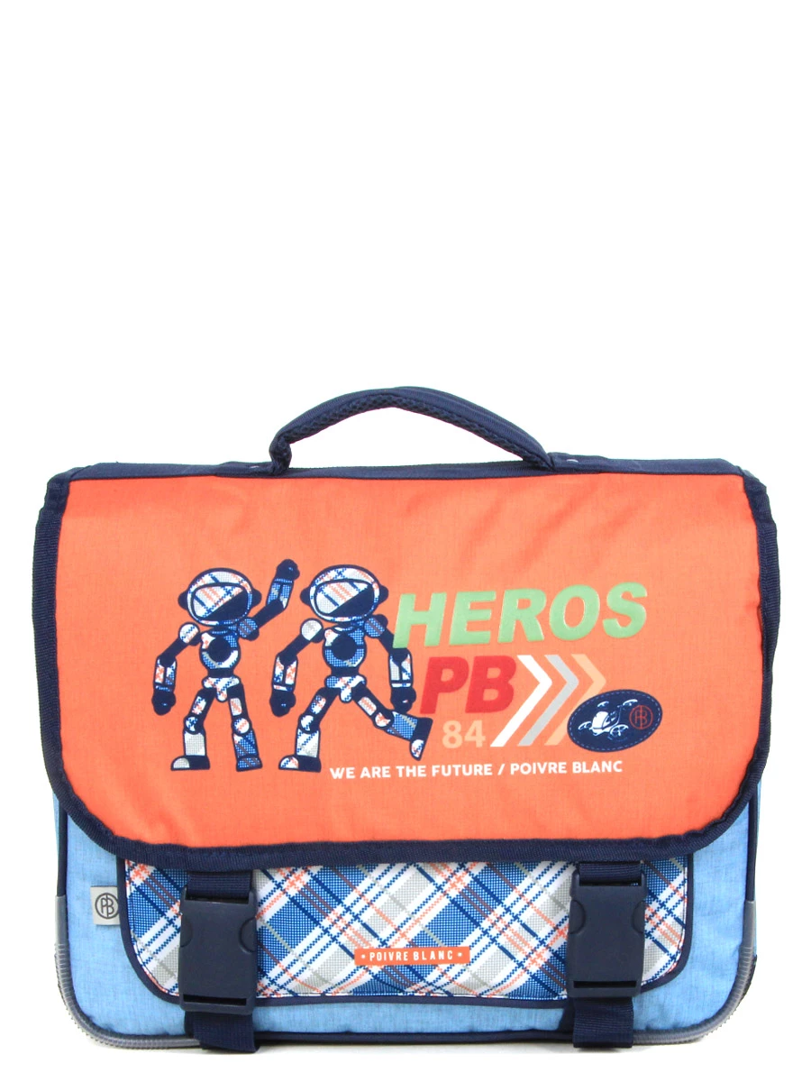 Cartable Poivre Blanc Boy Robot 38 Cm 4 Cartable Poivre Blanc Boy Robot 38 Cm – Image 2