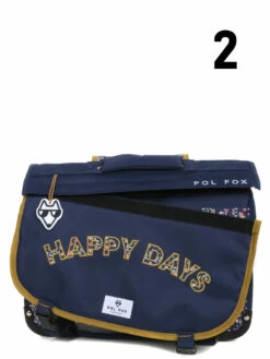 Cartable Réversible Pol Fox Happy Days 41 Cm -Delsey Soldes Magasin cartables scolaires pol fox 839600z