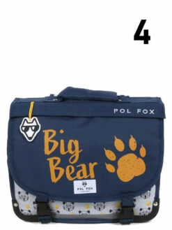 Cartable Réversible Pol Fox Bear 35 Cm -Delsey Soldes Magasin cartables scolaires pol fox 841603z