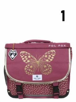 Cartable Réversible Pol Fox Butterfly 35 Cm -Delsey Soldes Magasin cartables scolaires pol fox 841610z