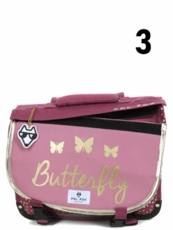 Cartable Réversible Pol Fox Butterfly 35 Cm -Delsey Soldes Magasin cartables scolaires pol fox 841624z