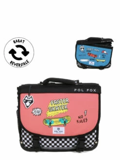 Cartable Réversible Pol Fox Skate 2 - 35 Cm -Delsey Soldes Magasin cartables scolaires pol fox 841680z