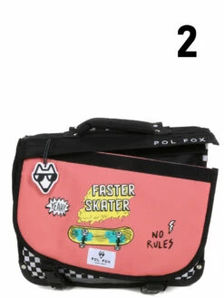 Cartable Réversible Pol Fox Skate 2 - 35 Cm -Delsey Soldes Magasin cartables scolaires pol fox 841691z