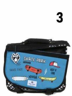 Cartable Réversible Pol Fox Skate 2 - 35 Cm -Delsey Soldes Magasin cartables scolaires pol fox 841693z