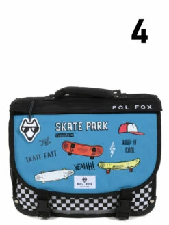 Cartable Réversible Pol Fox Skate 2 - 35 Cm -Delsey Soldes Magasin cartables scolaires pol fox 841695z
