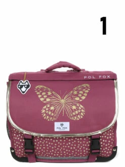 Cartable Réversible Pol Fox Butterfly 38 Cm -Delsey Soldes Magasin cartables scolaires pol fox 841750z