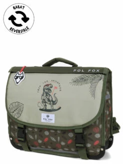 Cartable Réversible Pol Fox Dino Ride 38 Cm