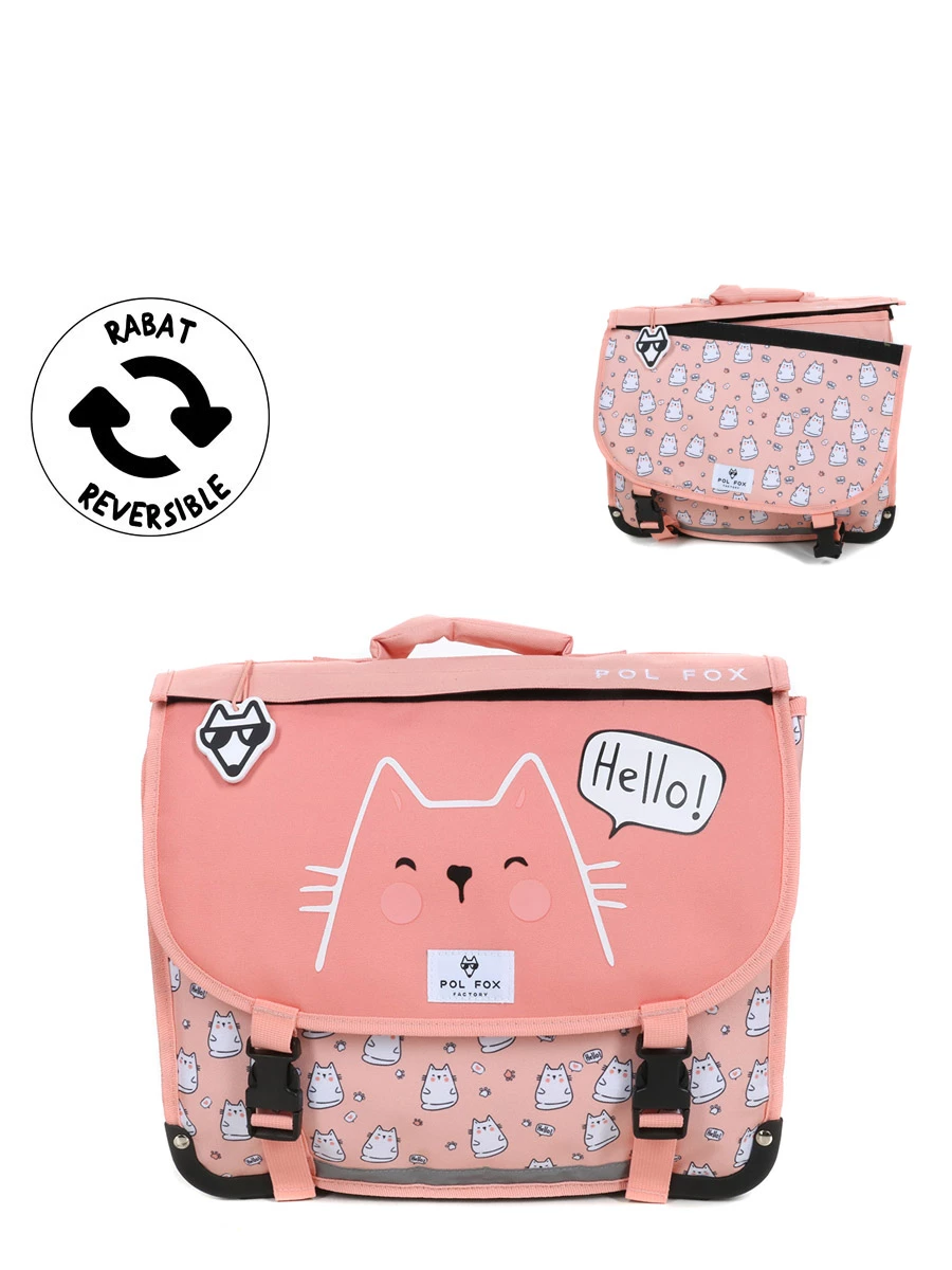 Cartable Réversible Pol Fox Hello 38 Cm 21 Cartable Réversible Pol Fox Hello 38 Cm – Image 19