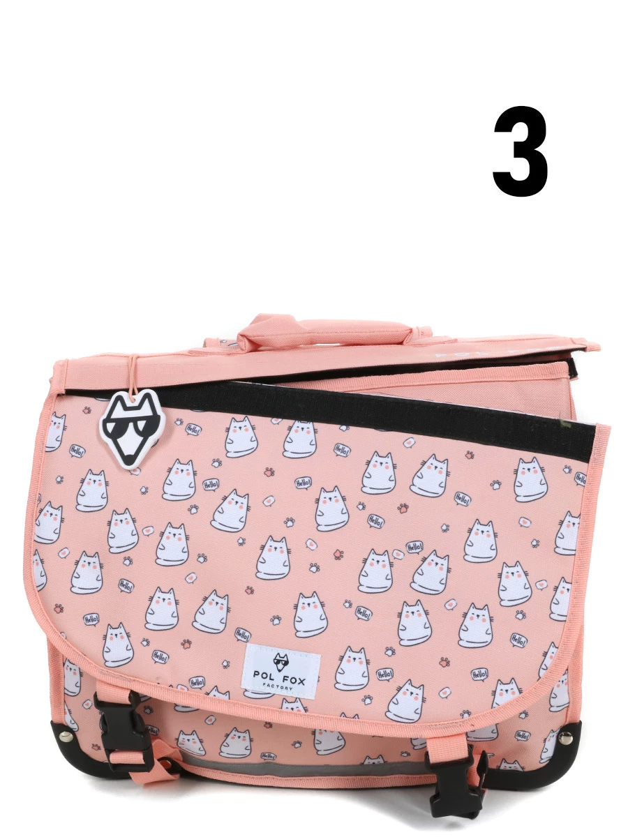 Cartable Réversible Pol Fox Hello 38 Cm 17 Cartable Réversible Pol Fox Hello 38 Cm – Image 15