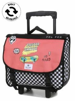 Cartable à Roulettes Réversible Pol Fox Skate 2 - 38 Cm