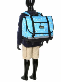 Cartable à Roulettes Rip Curl Animal Ocean Wheeley Satchel 38 Cm -Delsey Soldes Magasin cartables scolaires rip curl 856227z