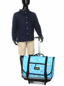 Cartable à Roulettes Rip Curl Animal Ocean Wheeley Satchel 38 Cm -Delsey Soldes Magasin cartables scolaires rip curl 856228z