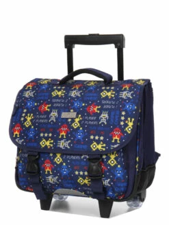 Cartable à Roulettes Snowball Kid Robot 38 Cm