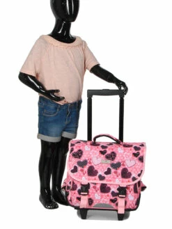 Cartable à Roulettes Snowball Romantique Coeur 38 Cm -Delsey Soldes Magasin cartables scolaires snowball 784908z