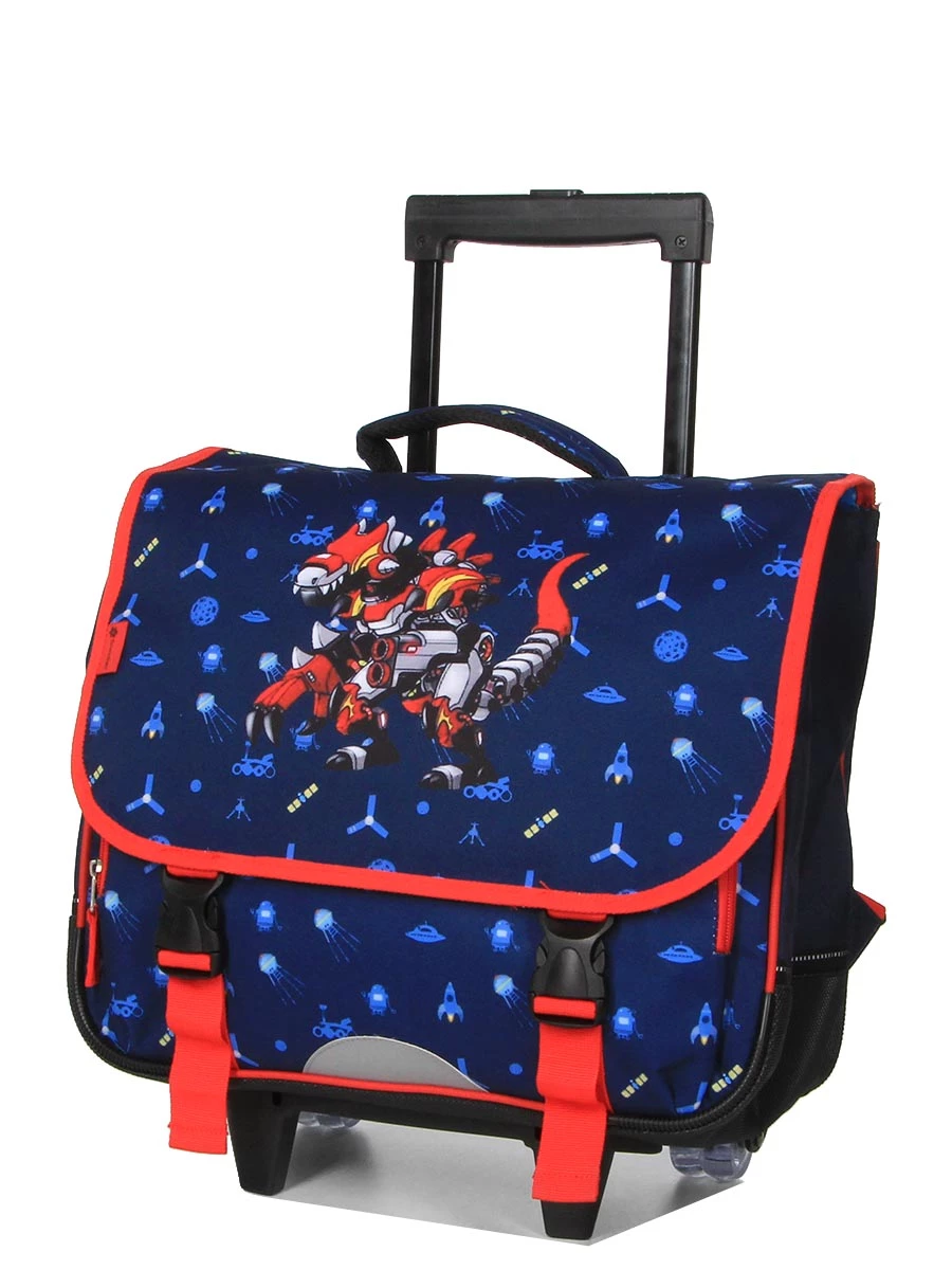 Cartable à Roulettes Snowball Kid Robot Dino 41 Cm 3 Cartable à Roulettes Snowball Kid Robot Dino 41 Cm