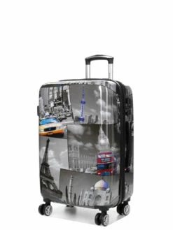 Ensemble 3 Valises Madisson Holiday Memories -Delsey Soldes Magasin ensemble valise madisson 576273z