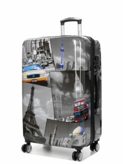 Ensemble 3 Valises Madisson Holiday Memories -Delsey Soldes Magasin ensemble valise madisson 576288z