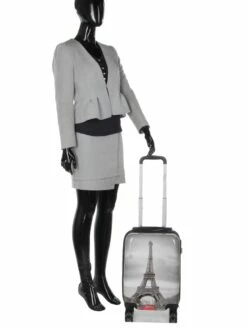 Ensemble 4 Valises Madisson Tour Eiffel -Delsey Soldes Magasin ensemble valise madisson 843014z