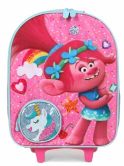 Valise Heys Les Trolls Poppy's Unicorn 47 Cm -Delsey Soldes Magasin valise heys 742615z