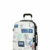 Valise Worldline Freetown Stamps 54 Cm -Delsey Soldes Magasin valise worldline 477968z