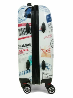 Valise Worldline Freetown Stamps 54 Cm -Delsey Soldes Magasin valise worldline 477973z